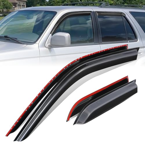 4PCS Tape On Window Visors for 1996 (96-02 Toyota 4Runner)