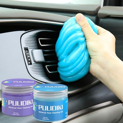Car Cleaning Gel Car Detailing Putty Car Putty Auto Cleaning Kits (Blue+Purple)