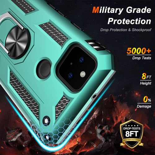 for Google Pixel 5 Case with Screen Protector (Teal / Google Pixel 5)