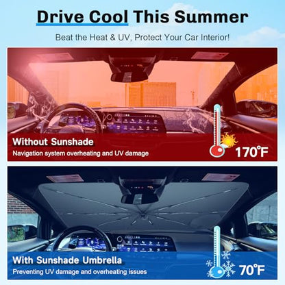 for 2024 2025 2026 Chevy Traverse Windshield Umbrella Sunshade (2024 2025 Chevy Traverse（Umbrella）)