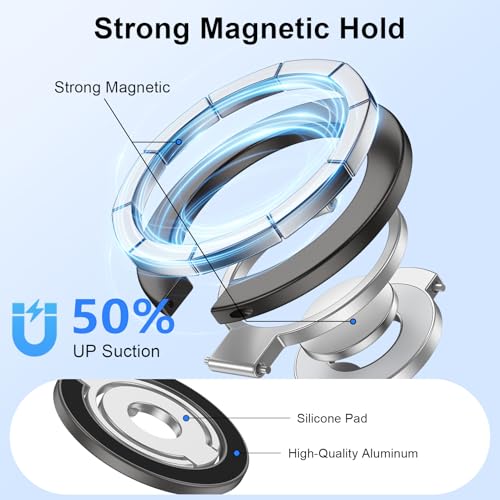 Magnetic Phone Ring Holder for MagSafe (gray)