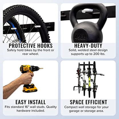 Bike Storage Rack (X-Large / 4 Bikes)