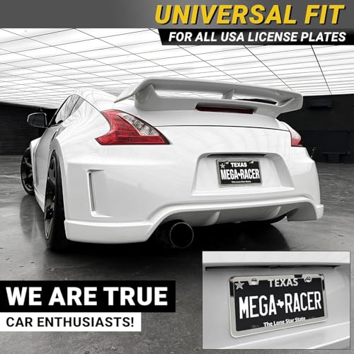 Premium Slim Mirror Chrome License Plate Frames (Chrome / 2 Piece)