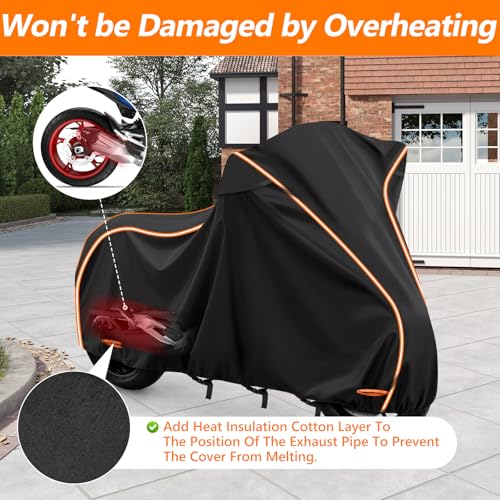 Motorcycle Cover for Kawasaki Ninja 400 (Black / for Kawasaki Ninja)