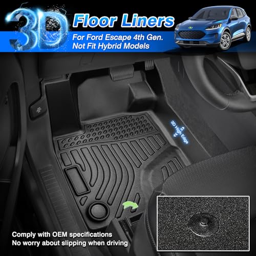 Custom Fit for Floor Mats Ford Escape 2020