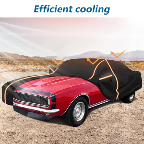 Car Cover for Chevy Camaro 1967 (Black / for Chevy Camaro 1967-1981)