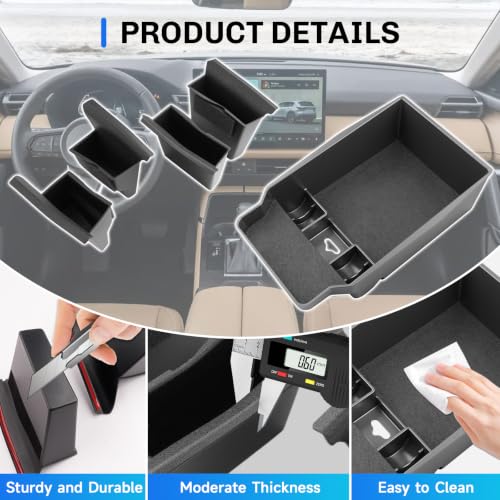 for 2026 Mazda CX5 Center Console Organizer+4 PCS Door Storage