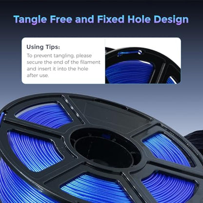 PLA Filament 1.75mm + (Skydiver Blue)