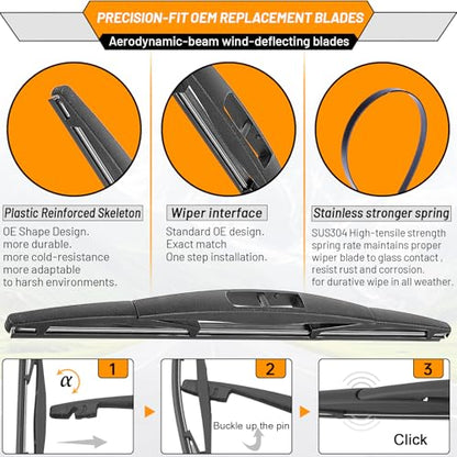 Windshield Wiper Blade Replacement for Subaru Ascent 2019 (26"+20+14)