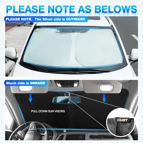 Custom Fit Windshield Sun Shade for Nissan Murano Accessories 2015 (FOR | Nissan Murano 2015-2024)