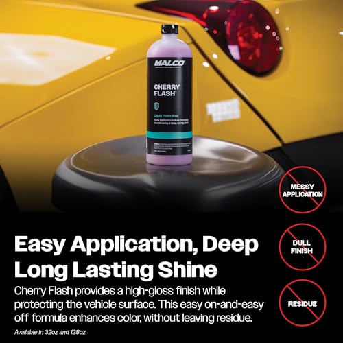 Cherry Flash Automotive Liquid Paste Wax for Hand Waxing (32 Fl Oz (Pack of 1))