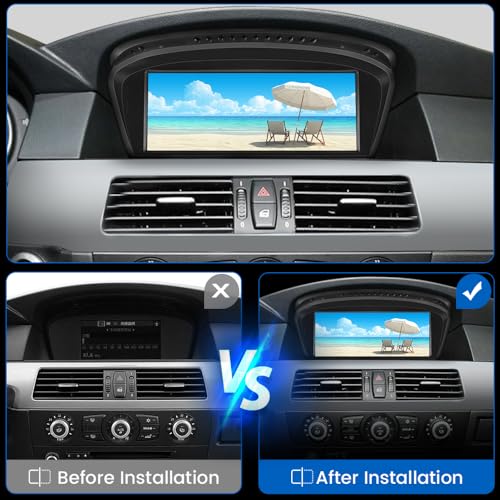 8.8 Inch Linux Car Radio for BMW E60 E61 E63 E64 E90 E91 E92 CCC 2004 (2G+8GB without Cam)