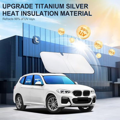 Universal 300T Car Windshield Sun Shade (Big SUV)