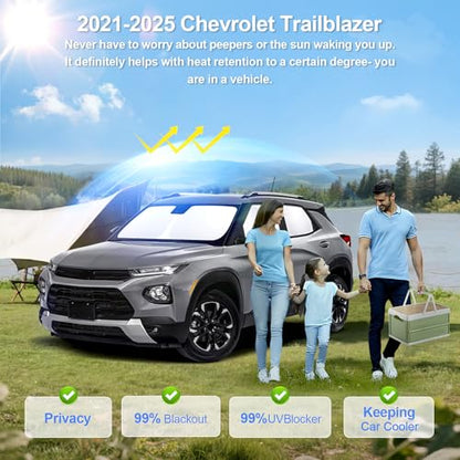 6pcs Car Window Shades for Chevrolet Trailblazer 2021 (for Trailblazer2021-2025)
