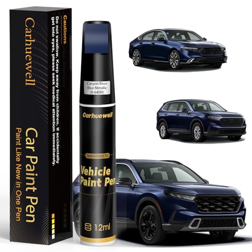 B 640M Canyon River Blue Metallic Touch Up Paint Compatible with Honda (For Honda / B-640M Canyon River Blue Metallic for CR-V/Accord)