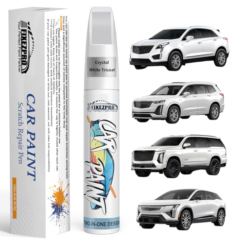 Crystal White Tricoat (For cadillac / Black Raven(GBA/WA8555) for CTS/DTS/Escalade/SRX/STS/ATS/XTS/ELR/CT6/XT5/CT4/CT5)