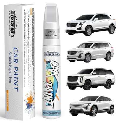 Crystal White Tricoat (For cadillac / Black Raven(GBA/WA8555) for CTS/DTS/Escalade/SRX/STS/ATS/XTS/ELR/CT6/XT5/CT4/CT5)