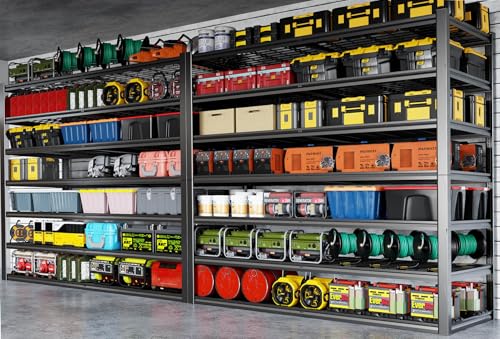 65" W Garage Shelving Heavy Duty (65"Wx24Dx96H | 7 Tier)