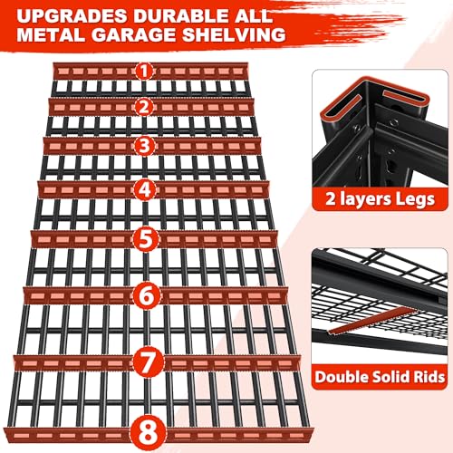 55.2'' W x 78.2'' H x 26'' D (5 tier - 55.2" W x 78" H x 26" D)