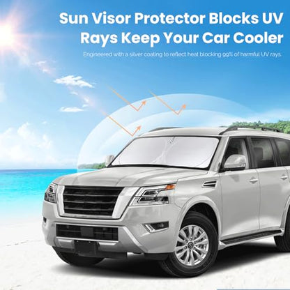 Windshield Sunshade for 2017 (Fit Armada 2017-2025)