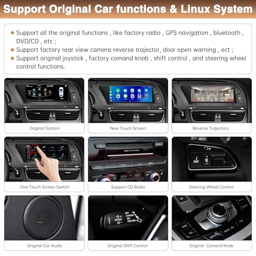 8.9 Inch Display Touchscreen for Audi A4 2009