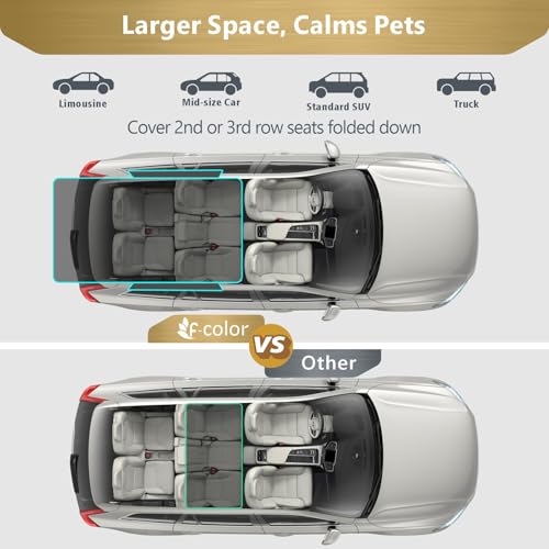 SUV Cargo Liner for Dogs (Grey / Large Extended (With Flaps) 93")