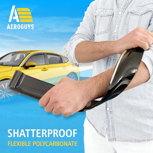 Extra Durable Window Deflectors in (For Honda Civic 22-26 Hatchback)