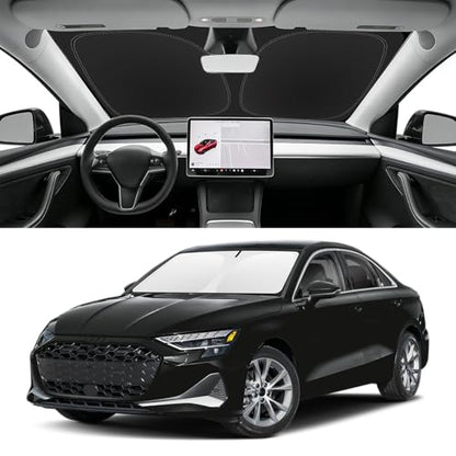 Custom Fit Windshield Sun Shade for Audi A3 2022 (for 2022-2026 Audi A3)