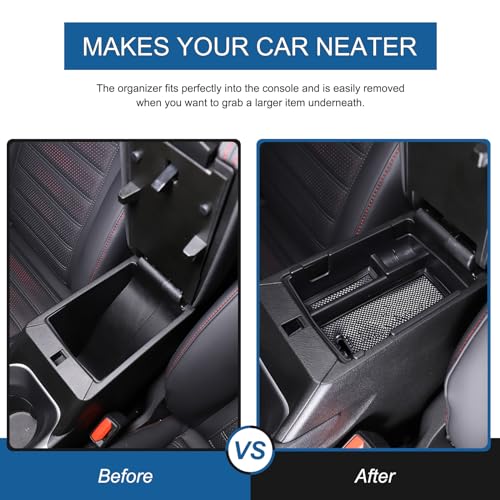 Center Console Armrest Box Organizer Tray Insert Compatible with Alfa Romeo Tonale