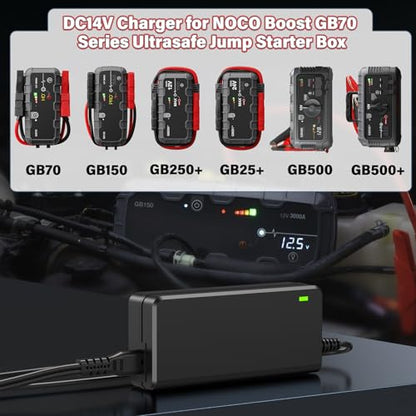 56W 14V Charger Fit for NOCO Boost GB70 GB150 Portable Car Jump Starter