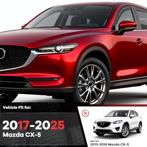 4pcs in Channel Window Rain Guards for Mazda CX (For 2017-2025 CX-5)