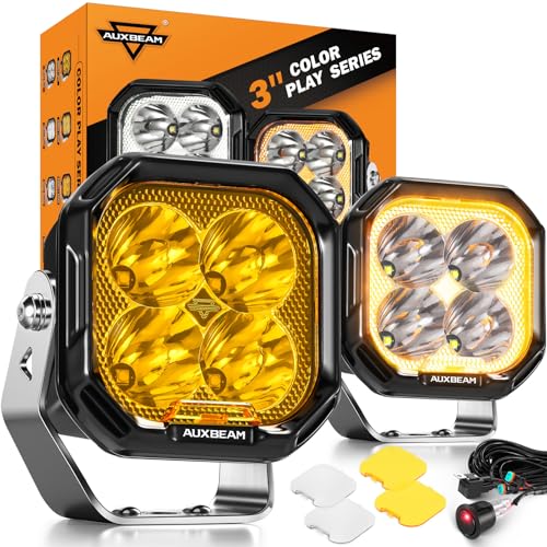 Color Play Series 3" LED Pods Hyper Spot Beam Driving Lights 2 (Color Play 3" Spot Beam)