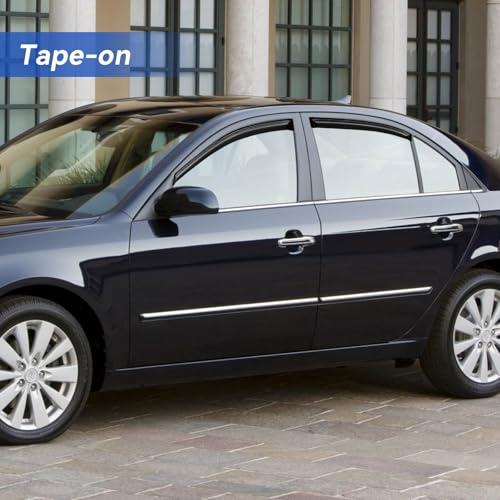 Window Visors Rain Guards for 2006 (2006-2010 Hyundai Sonata)