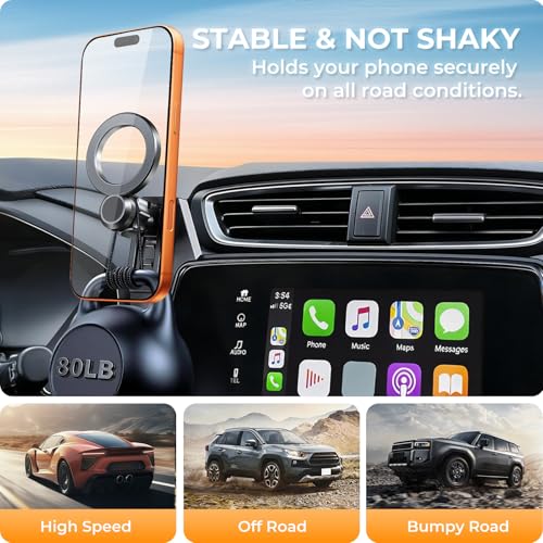 Car Phone Holder for Honda CRV CR (Fit for 2017-2022 CRV, 5/7-Inch)