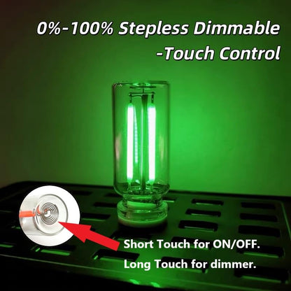 Dimmable Green USB Touch Control Led Lights for Car (green)