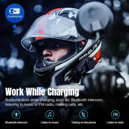 FX6 Motorcycle Bluetooth Headset (FX6 2PC)