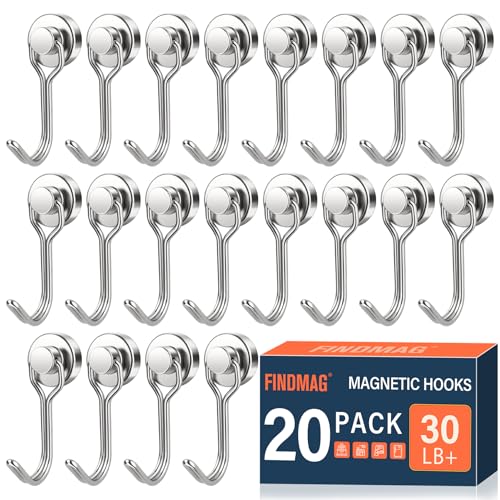 Magnetic Hooks (Silver / 0.63in)