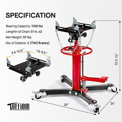 Transmission Jack (Red 1/2 Ton)