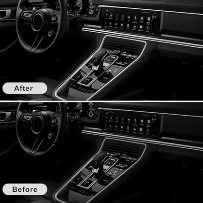 EL Wire Interior Car LED Strip Lights (White)