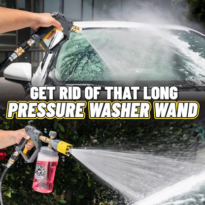 Snubby Short Pressure Washer Gun with Foam Cannon Attachment (SNUBBY ONLY)