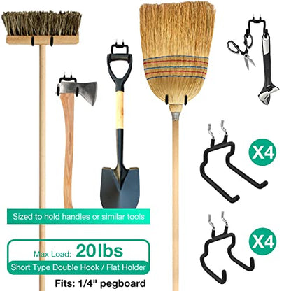 Pegboard Hooks (Black)
