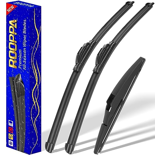 3 Wipers Fits Toyota Prius C 2012 (28"+14"+8")