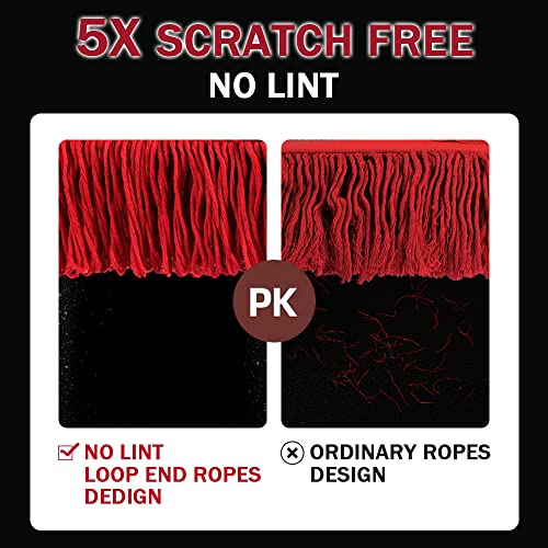 Car Duster Exterior Scratch Free (Red Set-cotton)