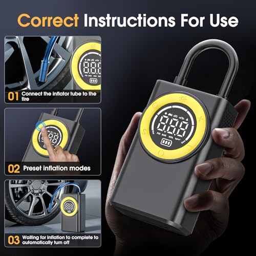 Tire Inflator Portable Air Compressor