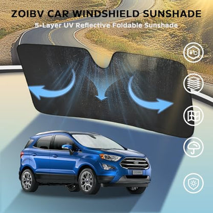 Car Windshield Sun Shade for Ford EcoSport 2018 (for Ford EcoSport 2018-2022)
