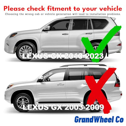 Window Deflectors Smoke Tinted in (For GX 10-23)