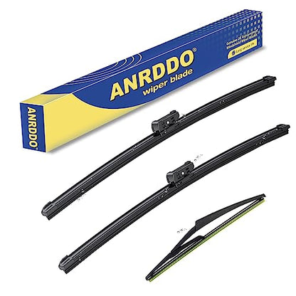 Wipers Replacement for 2015 (22"+20"+11" / Top Lock)