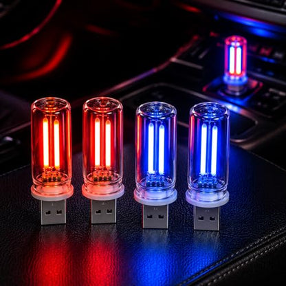 Car Ambient Lights (2Red&2Blue)