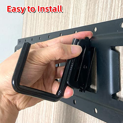 6 PCS E Track J Hooks Heavy Duty Steel Hanger (6 Pieces)