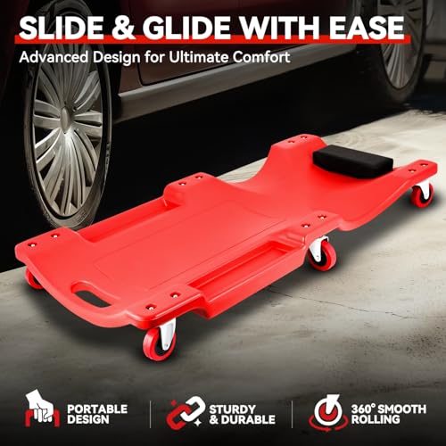 36 in Low Profile Under (Red / 36" L)